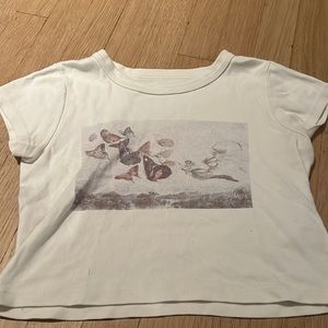 Brandy Melville Butterfly Tee